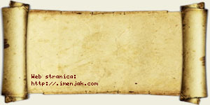 Sanja Jakupi vizit kartica